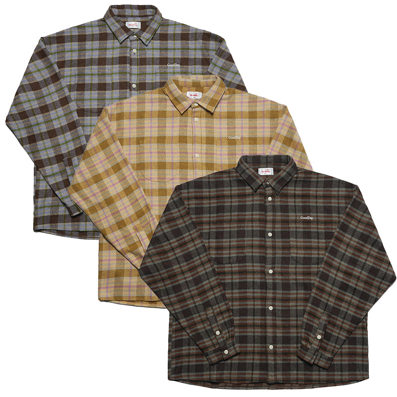 GOOD DAY(グッデイ)/ HEAVY CHECK SHIRT -3.COLOR-