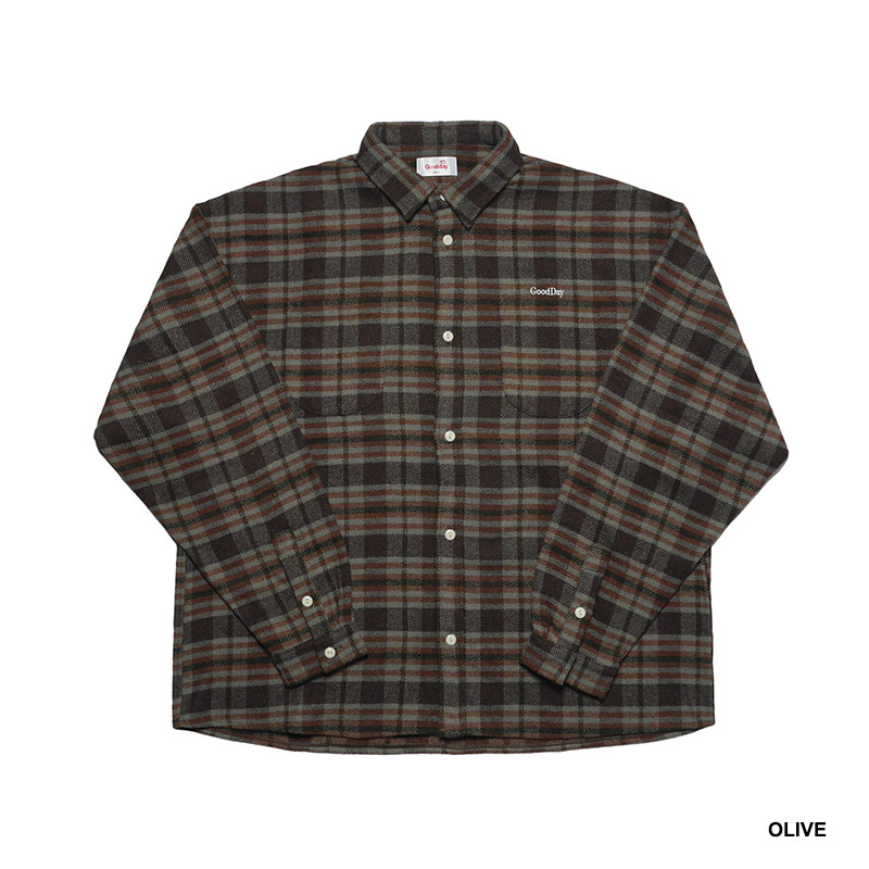 GOOD DAY(グッデイ)/ HEAVY CHECK SHIRT -3.COLOR-
