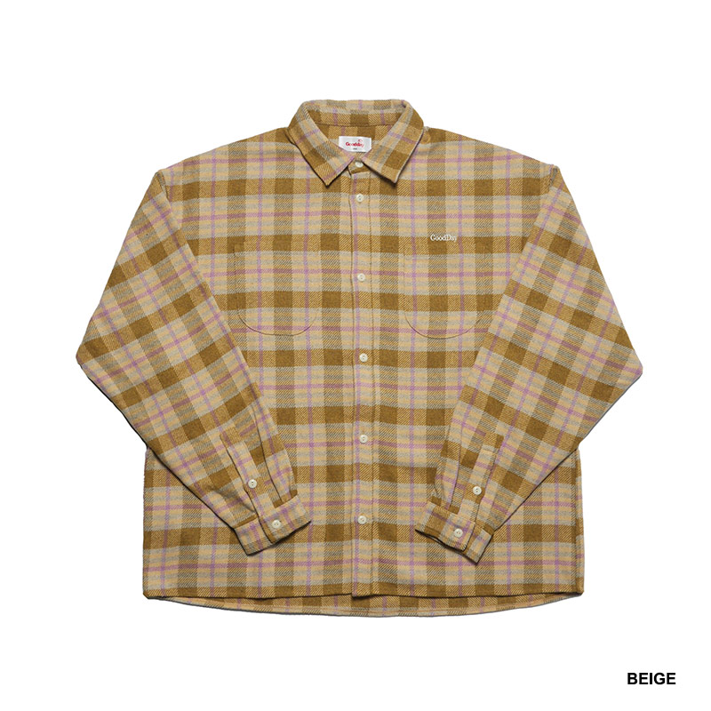 GOOD DAY(グッデイ)/ HEAVY CHECK SHIRT -3.COLOR-