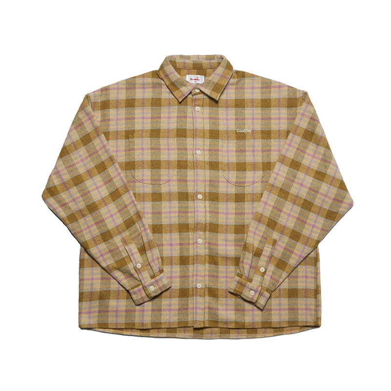 GOOD DAY(グッデイ)/ HEAVY CHECK SHIRT -3.COLOR-(BEIGE)