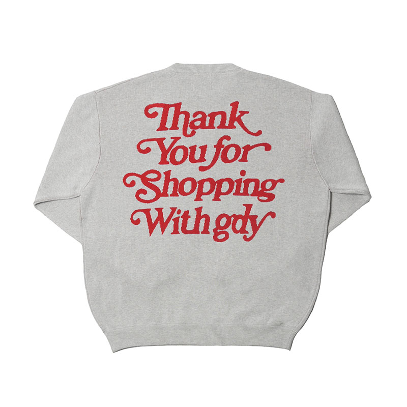 GOOD DAY(グッデイ)/ TYFSW CREW KNIT -2.COLOR-(A.GREY)