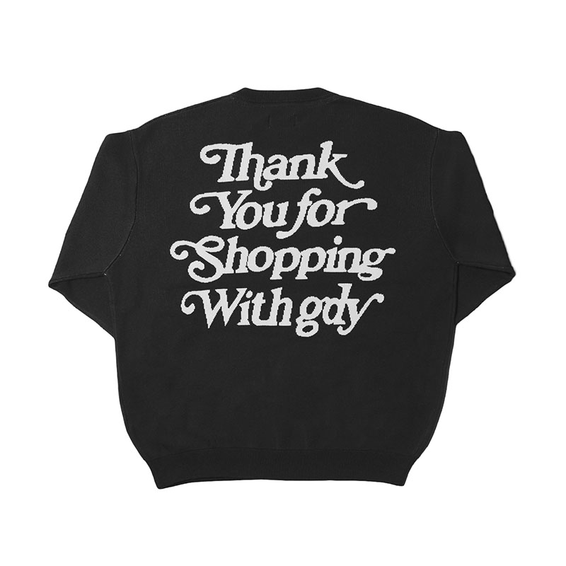 GOOD DAY(グッデイ)/ TYFSW CREW KNIT -2.COLOR-(BLACK)