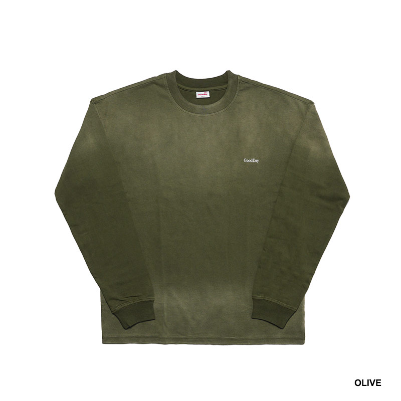GOOD DAY(グッデイ)/ FADE BORDER LS TEE -3.COLOR-