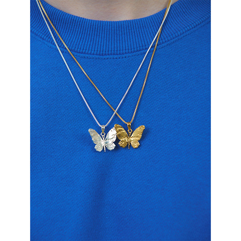 MONTLEY(モーレー)/ BUTTERFLY NECKLACE -SILVER-