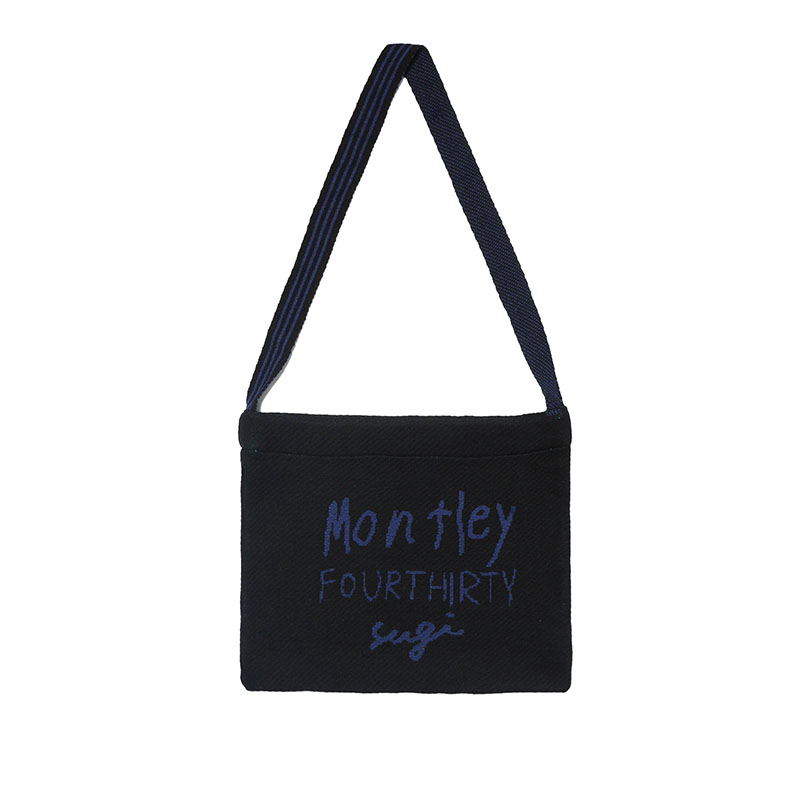 MONTLEY(モーレー)/ MSF “BUTTERFLY” KNIT SACOCHE -BLACK-