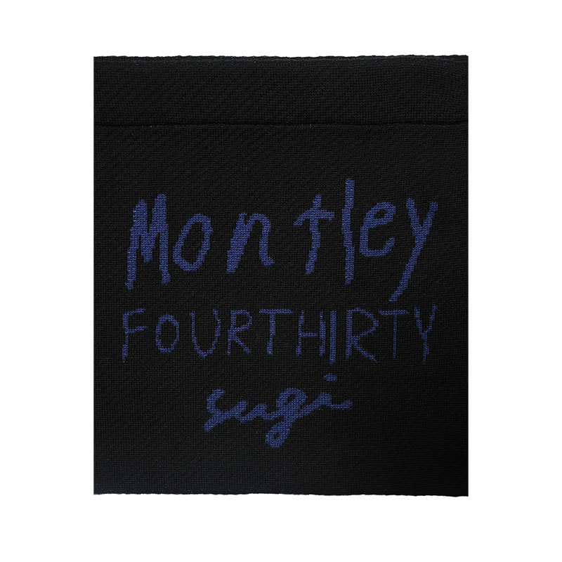 MONTLEY(モーレー)/ MSF “BUTTERFLY” KNIT SACOCHE -BLACK-