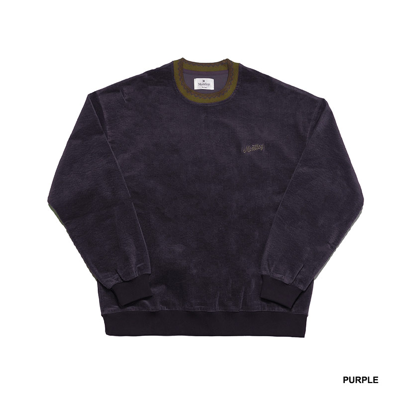 MONTLEY(モーレー)/ CORDUROY CREW -3.COLOR-