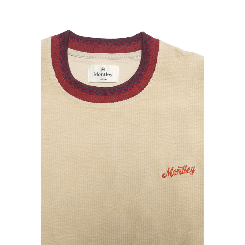 MONTLEY(モーレー)/ CORDUROY CREW -3.COLOR-