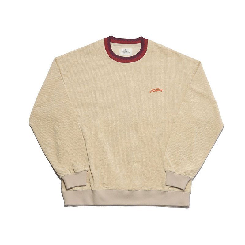 MONTLEY(モーレー)/ CORDUROY CREW -3.COLOR-(NATURAL)