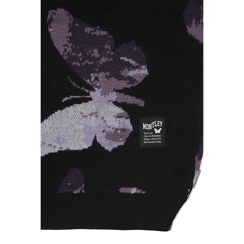 MONTLEY(モーレー)/ BUTTERFLY CREW KNIT -2.COLOR-