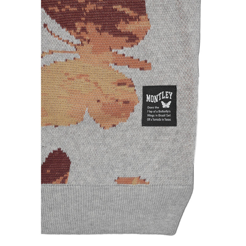 MONTLEY(モーレー)/ BUTTERFLY CREW KNIT -2.COLOR-