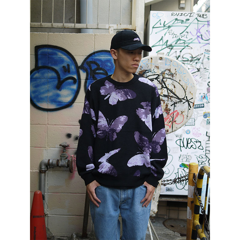 MONTLEY(モーレー)/ BUTTERFLY CREW KNIT -2.COLOR-