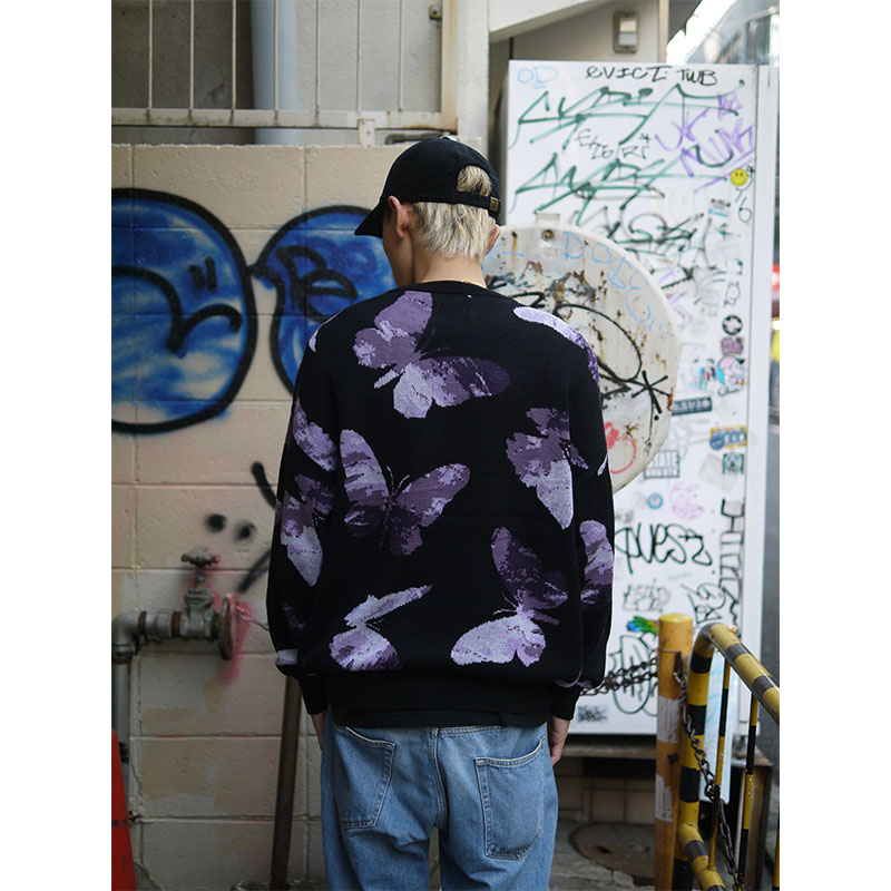 MONTLEY(モーレー)/ BUTTERFLY CREW KNIT -2.COLOR-