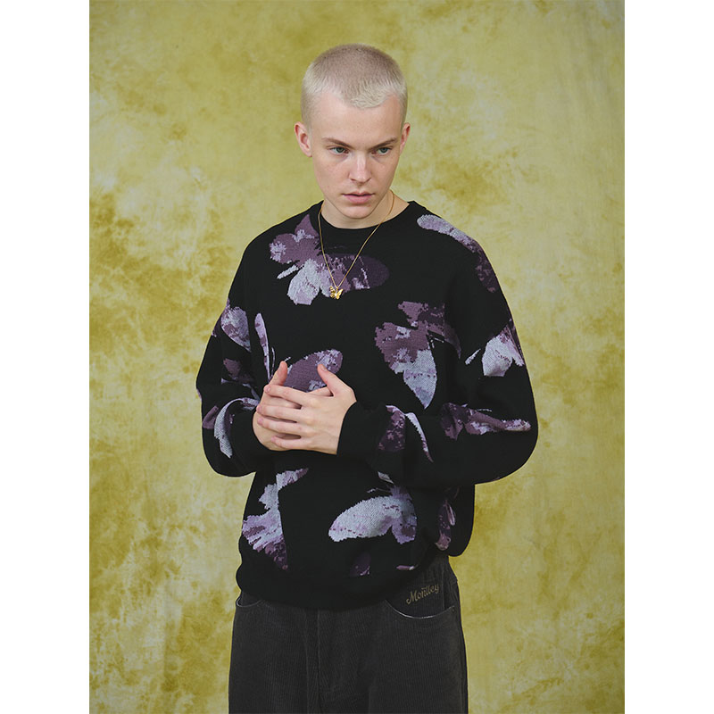 MONTLEY(モーレー)/ BUTTERFLY CREW KNIT -2.COLOR-