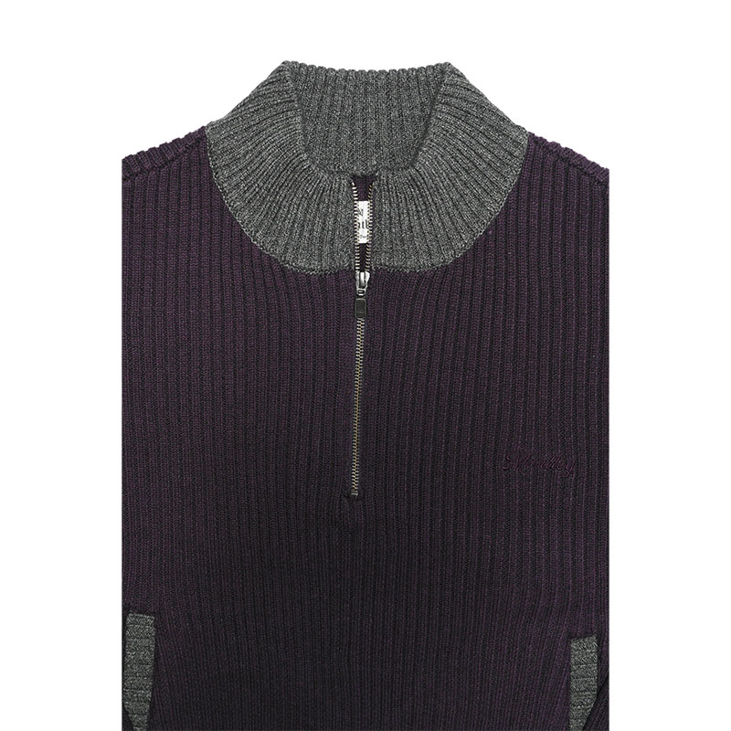 MONTLEY(モーレー)/ HALF ZIP KNIT -3.COLOR-