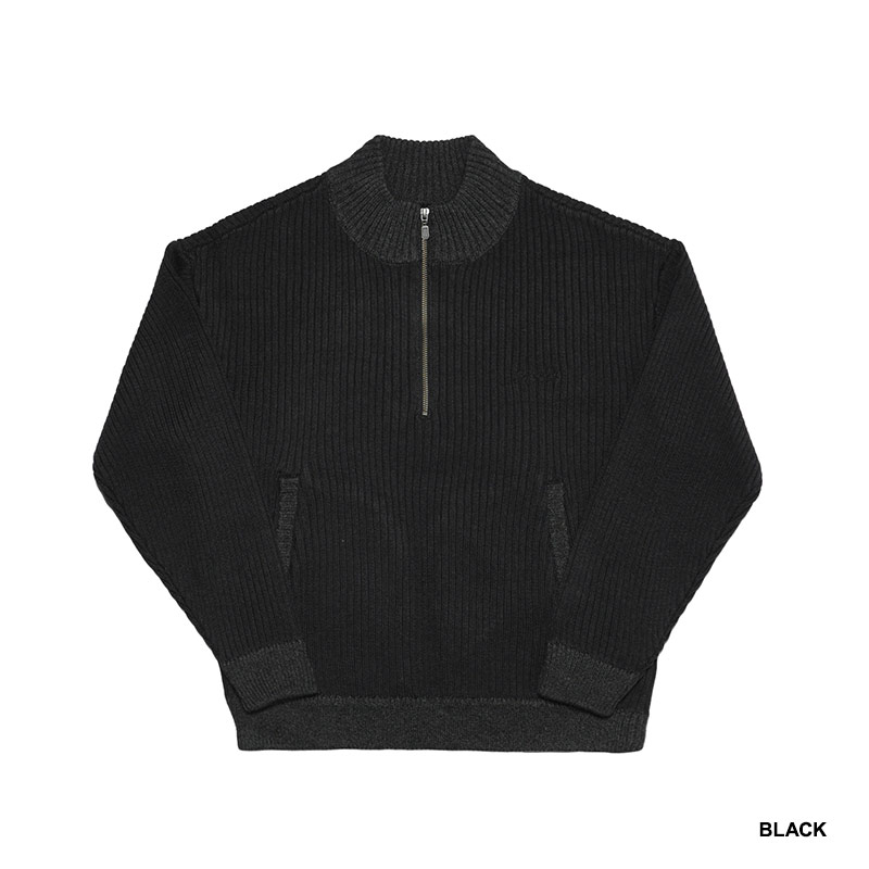 MONTLEY(モーレー)/ HALF ZIP KNIT -3.COLOR-