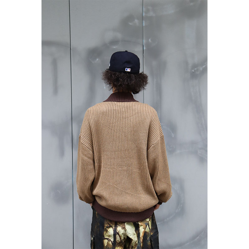 MONTLEY(モーレー)/ HALF ZIP KNIT -3.COLOR-