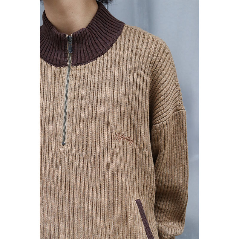 MONTLEY(モーレー)/ HALF ZIP KNIT -3.COLOR-