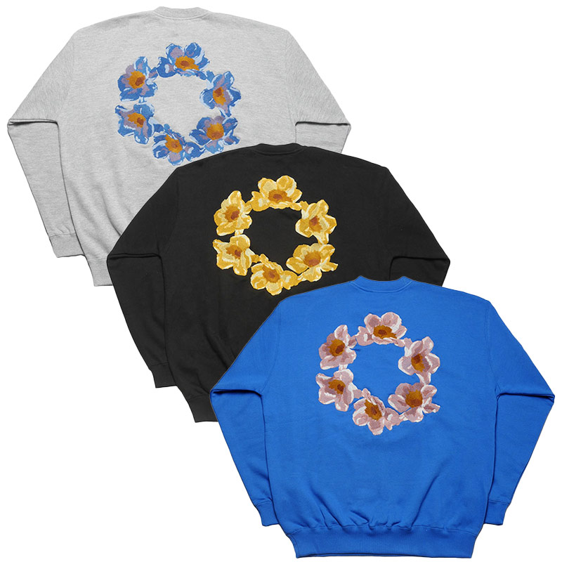 MONTLEY(モーレー)/ CIRCLE FLOWER CREW SW -3.COLOR-