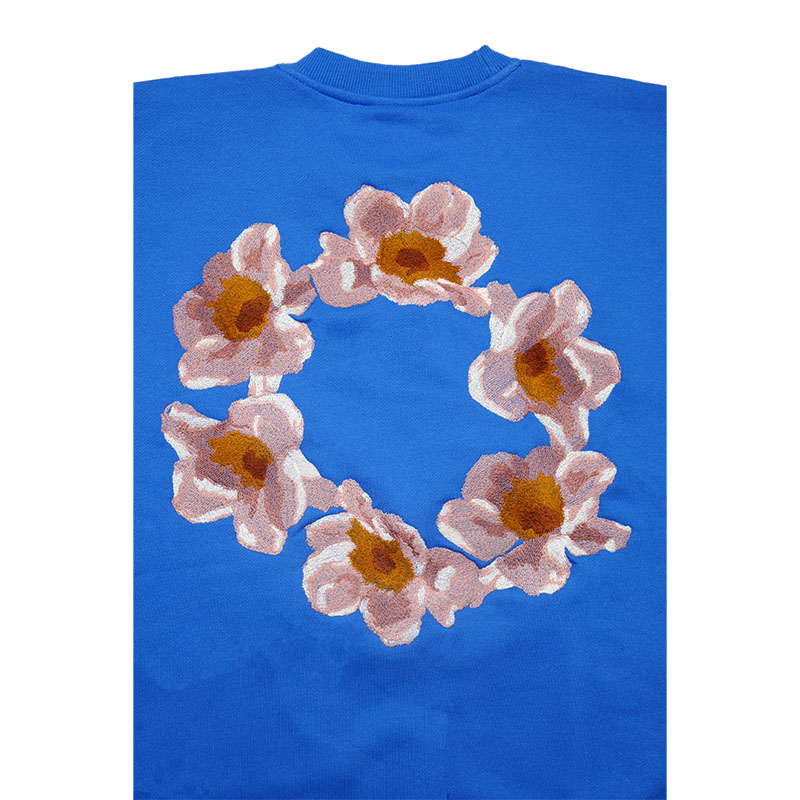 MONTLEY(モーレー)/ CIRCLE FLOWER CREW SW -3.COLOR-