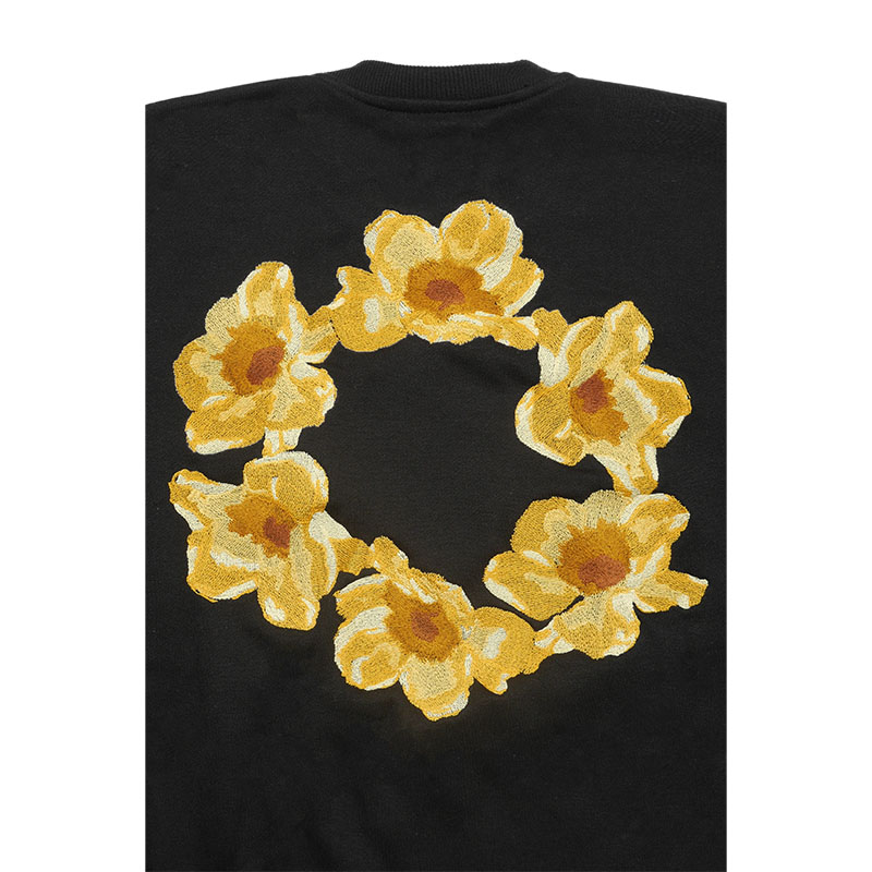 MONTLEY(モーレー)/ CIRCLE FLOWER CREW SW -3.COLOR-