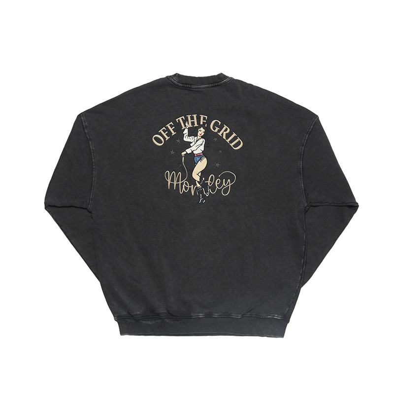 MONTLEY(モーレー)/ LADY VINTAGE CREW SW -3.COLOR-(BLACK)