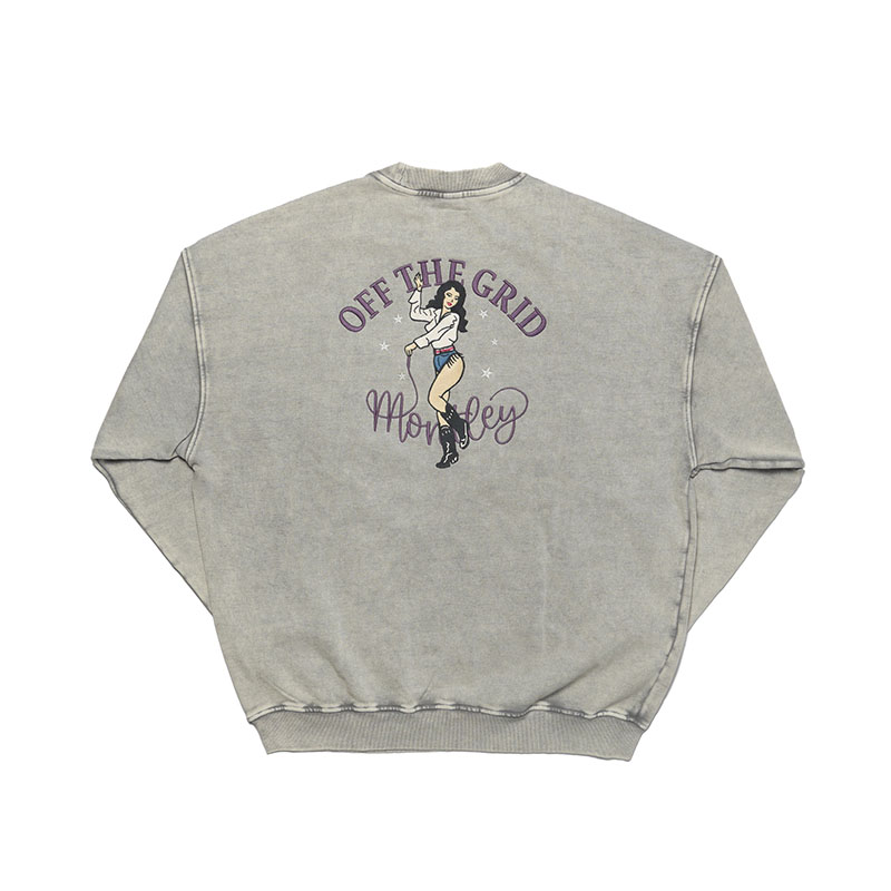 MONTLEY(モーレー)/ LADY VINTAGE CREW SW -3.COLOR-(LT.GREY)