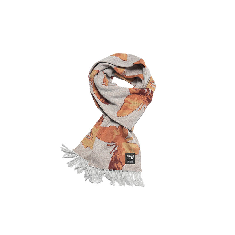 MONTLEY(モーレー)/ BUTTERFLY SCARF -2.COLOR-(BEIGE)