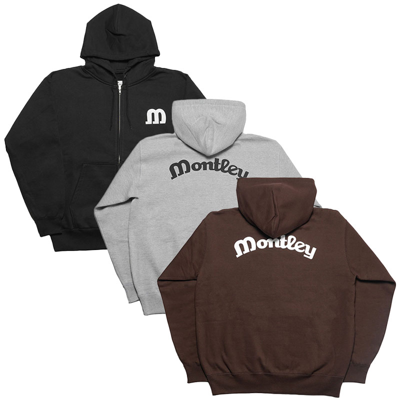 MONTLEY(モーレー)/ LOGO HEAVY ZIP HOOD -3.COLOR-
