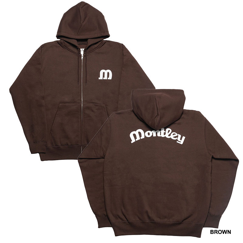 MONTLEY(モーレー)/ LOGO HEAVY ZIP HOOD -3.COLOR-