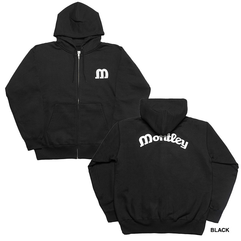 MONTLEY(モーレー)/ LOGO HEAVY ZIP HOOD -3.COLOR-