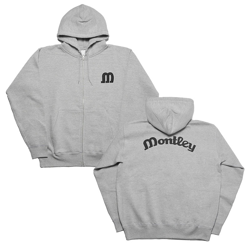 MONTLEY(モーレー)/ LOGO HEAVY ZIP HOOD -3.COLOR-(H.GREY)