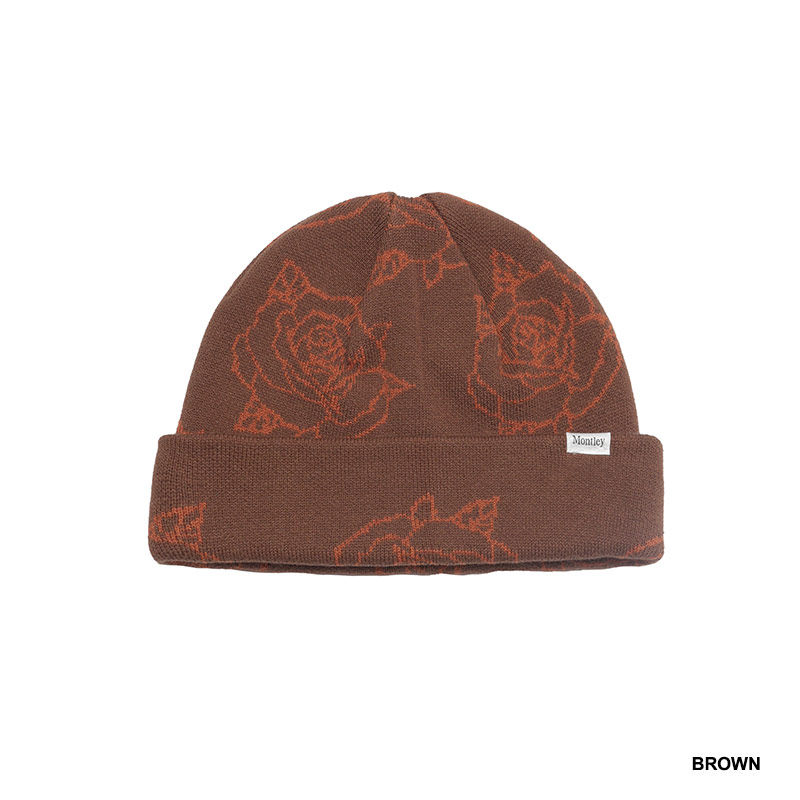 MONTLEY(モーレー)/ ROSE KNIT CAP -3.COLOR-