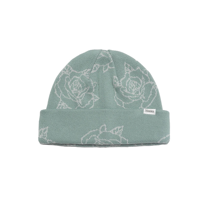 MONTLEY(モーレー)/ ROSE KNIT CAP -3.COLOR-(LT.BLUE)