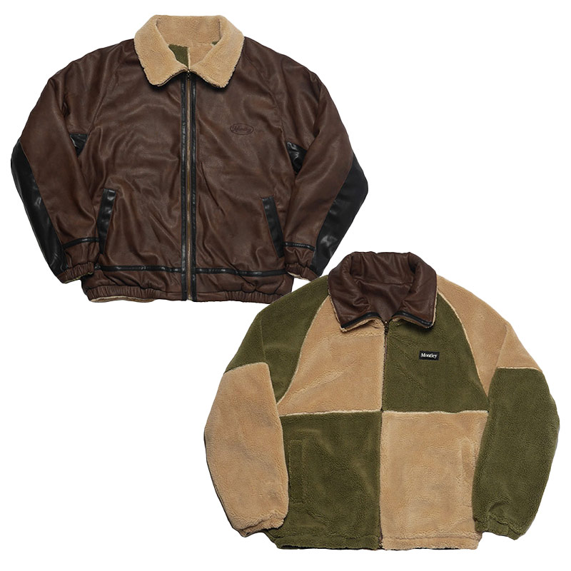 MONTLEY(モーレー)/ REVERSIBLE BOA JKT -2.COLOR-(BROWN)