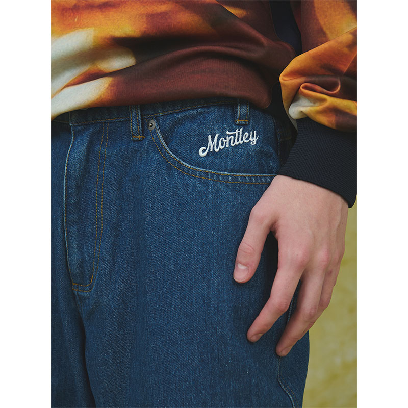 MONTLEY(モーレー)/ DENIM PANTS -NAVY-