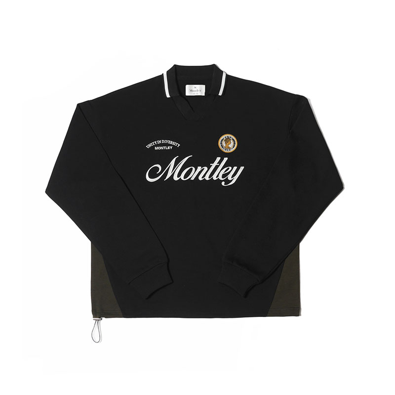 MONTLEY(モーレー)/ GAME LS SHIRT -2.COLOR-(BLACK)