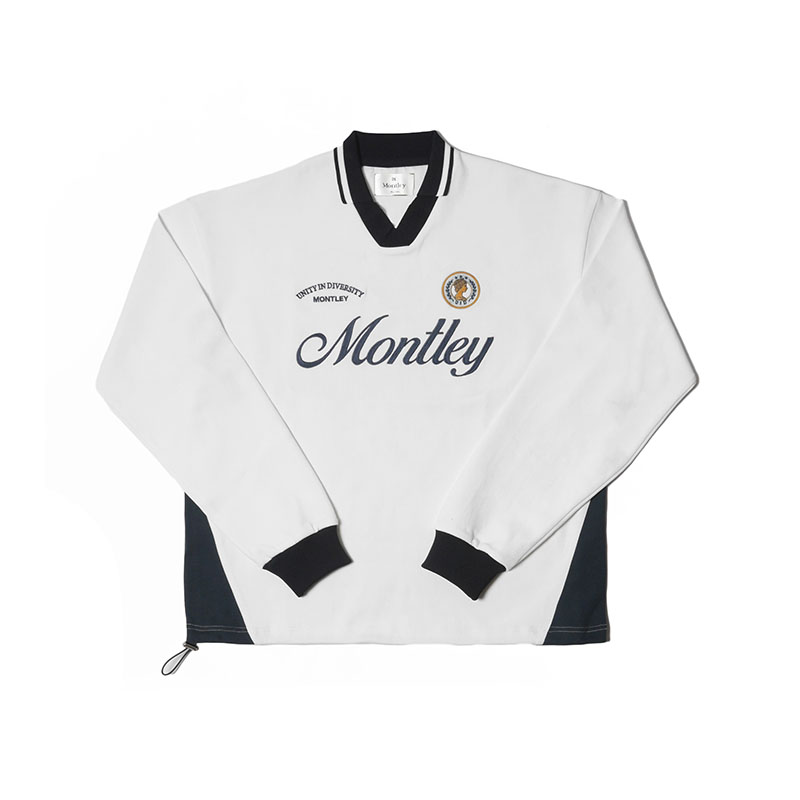 MONTLEY(モーレー)/ GAME LS SHIRT -2.COLOR-(WHITE)