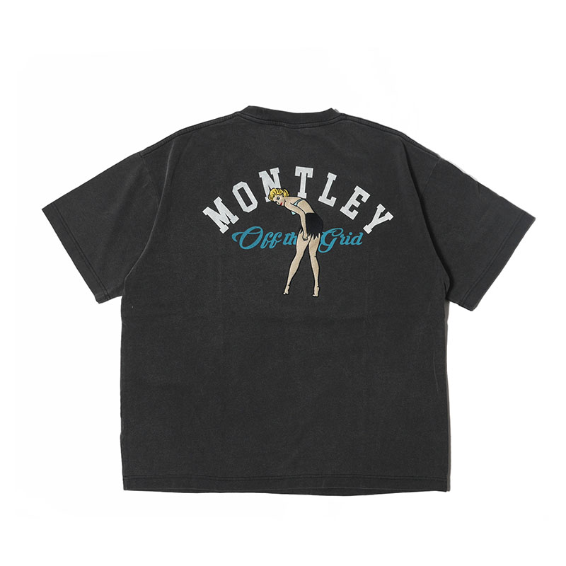 MONTLEY(モーレー)/ O.T.G.LADY VINTAGE SS TEE -3.COLOR-(BLACK)