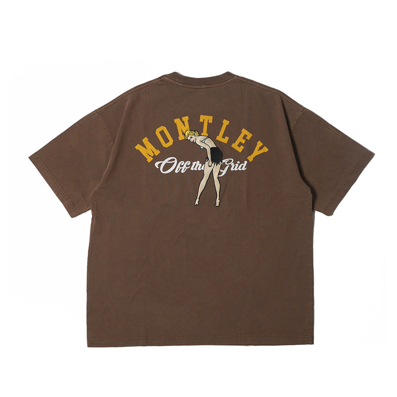 MONTLEY(モーレー)/ O.T.G.LADY VINTAGE SS TEE -3.COLOR-(BROWN)