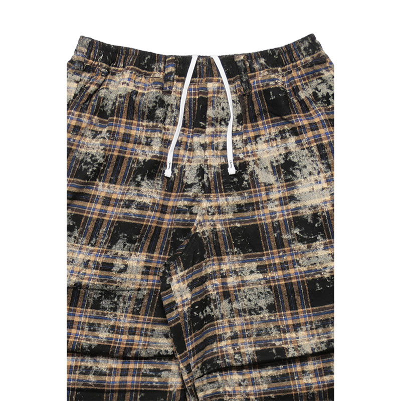 Cheers(チアーズ)/ WT CHECK PANTS -BLACK-