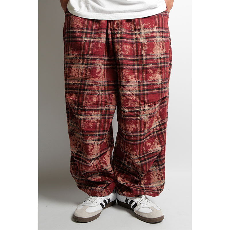 Cheers(チアーズ)/ WT CHECK PANTS -RED-