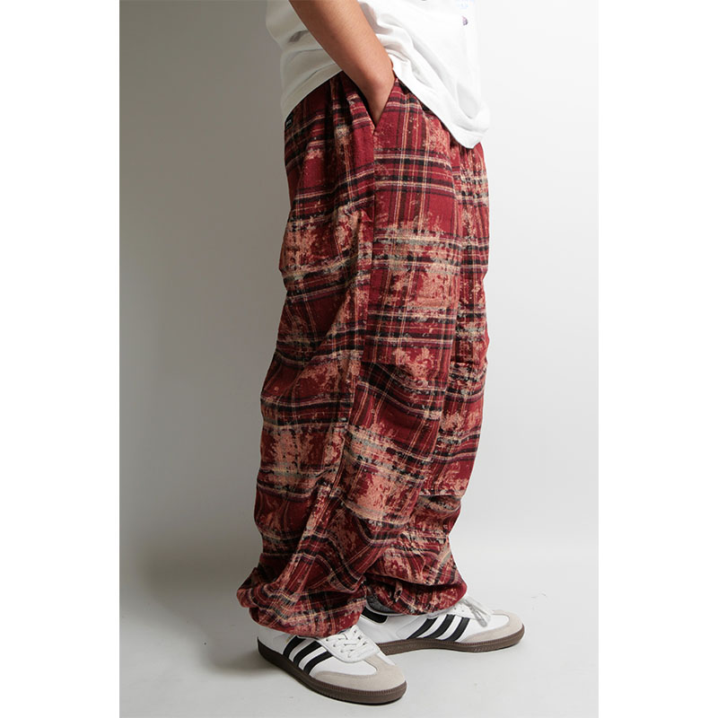 Cheers(チアーズ)/ WT CHECK PANTS -RED-