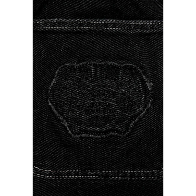 Cheers(チアーズ)/ BL DENIM PANTS -W.BLACK-