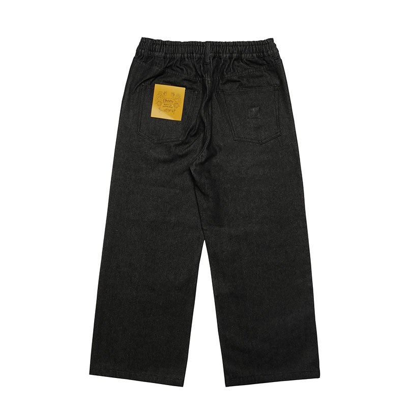 Cheers(チアーズ)/ (R)BAGGY DENIM PANTS -BLACK-
