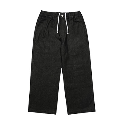 Cheers(チアーズ)/ (R)BAGGY DENIM PANTS -BLACK-
