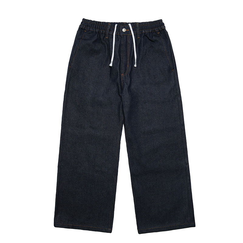 Cheers(チアーズ)/ (R)BAGGY DENIM PANTS -NAVY-