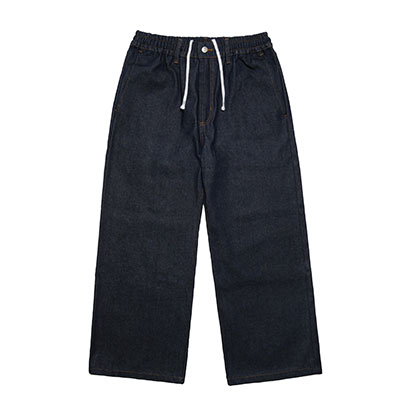 Cheers(チアーズ)/ (R)BAGGY DENIM PANTS -NAVY-