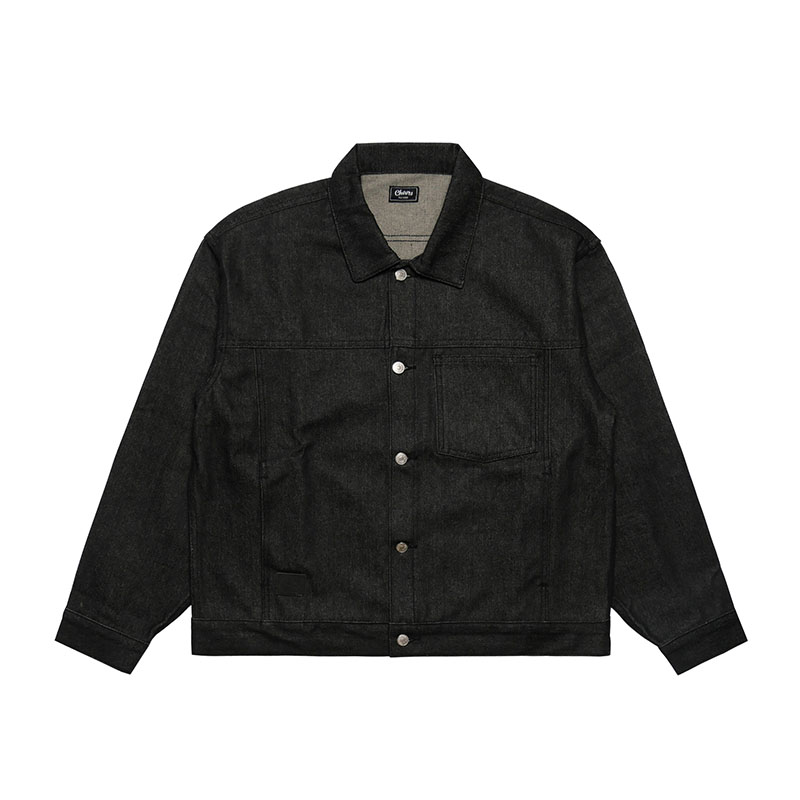Cheers(チアーズ)/ (R)DENIM JACKET -BLACK-