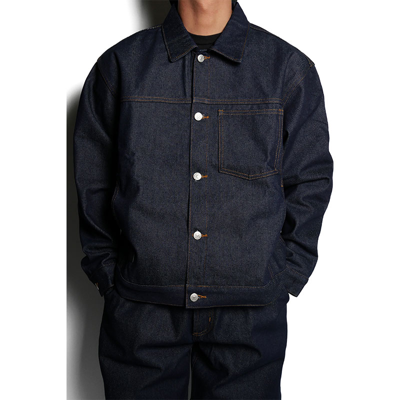 Cheers(チアーズ)/ (R)DENIM JACKET -NAVY-